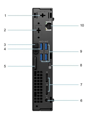 Dell OptiPlex 5000mff I7-12700 512GB 5000 Micro Form Factor Υπολογιστής επιφάνειας εργασίας