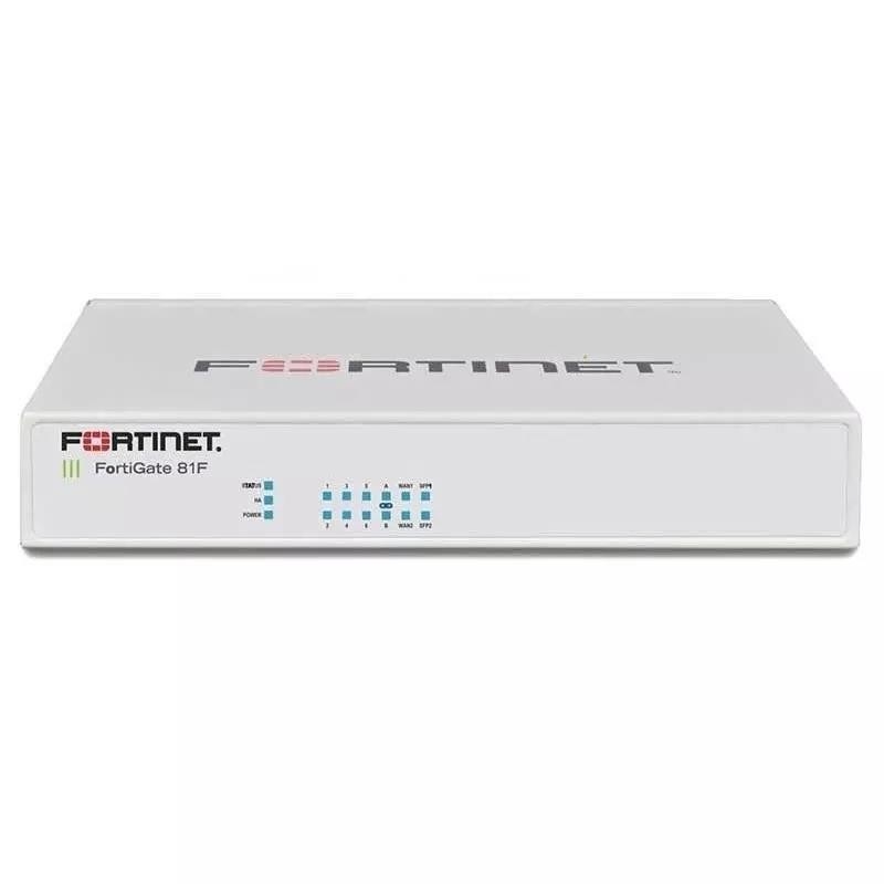 FG-81F 8 x GE RJ45 θύρες 2 x RJ45/SFP κοινόχρηστες θύρες WAN μέσων ενημέρωσης 128GB SSD Compact Design